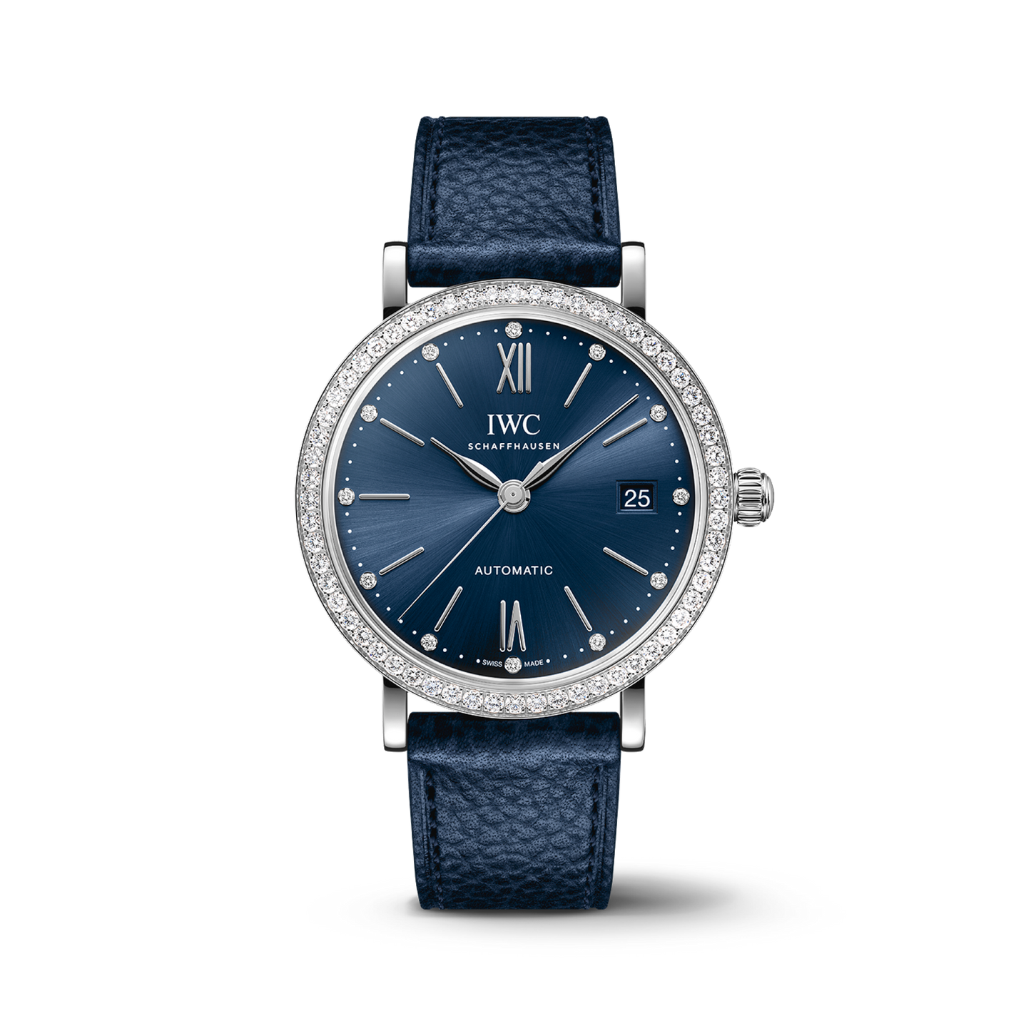 IWC Schaffhausen Portofino Automatic 37 mm Blue Dial Stainless Steel Blue   Strap IW658602