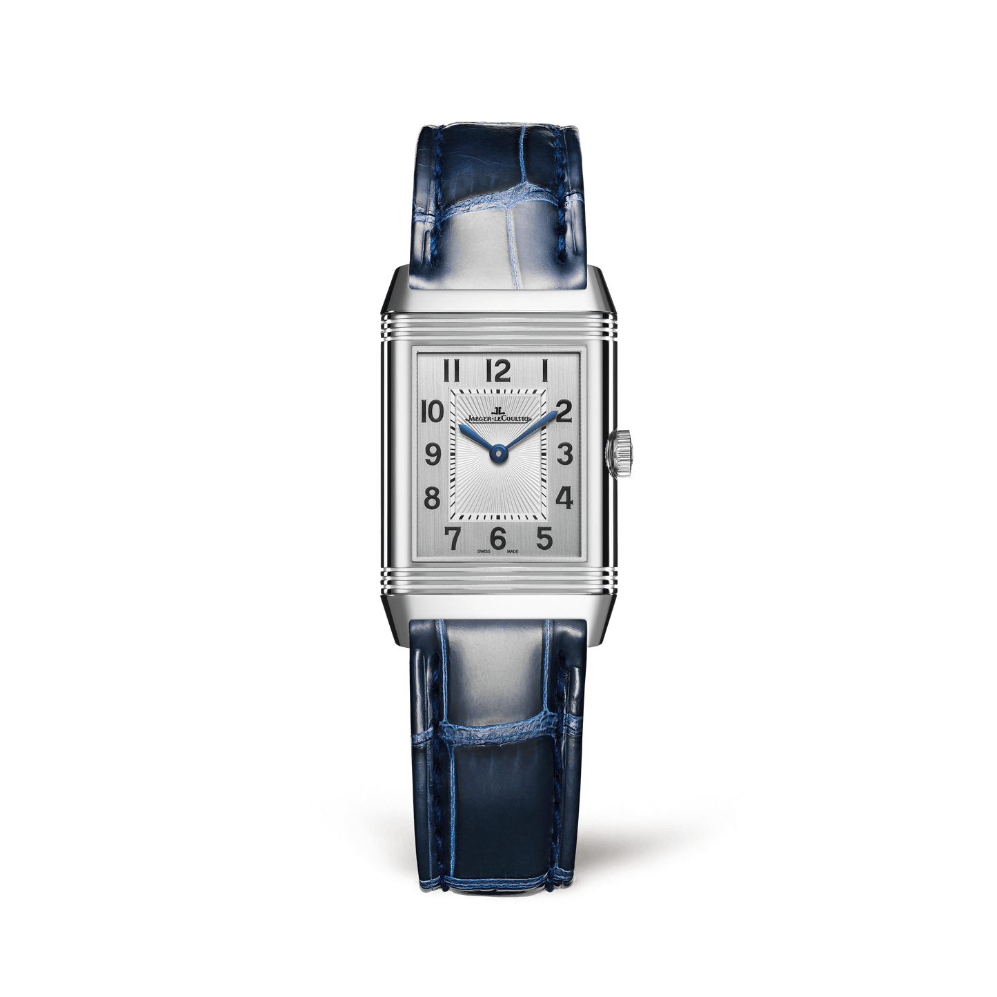 Jaeger-LeCoultre Reverso Classic Duetto 34.2 x 21 mm Silvered Grey Dial Stainless Steel   Leather Strap Q2668432