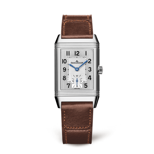 Jaeger-LeCoultre Reverso Classic Duoface Small Seconds 42.9 x 25.5 mm Black Dial Stainless Steel   Leather Strap Q2458422