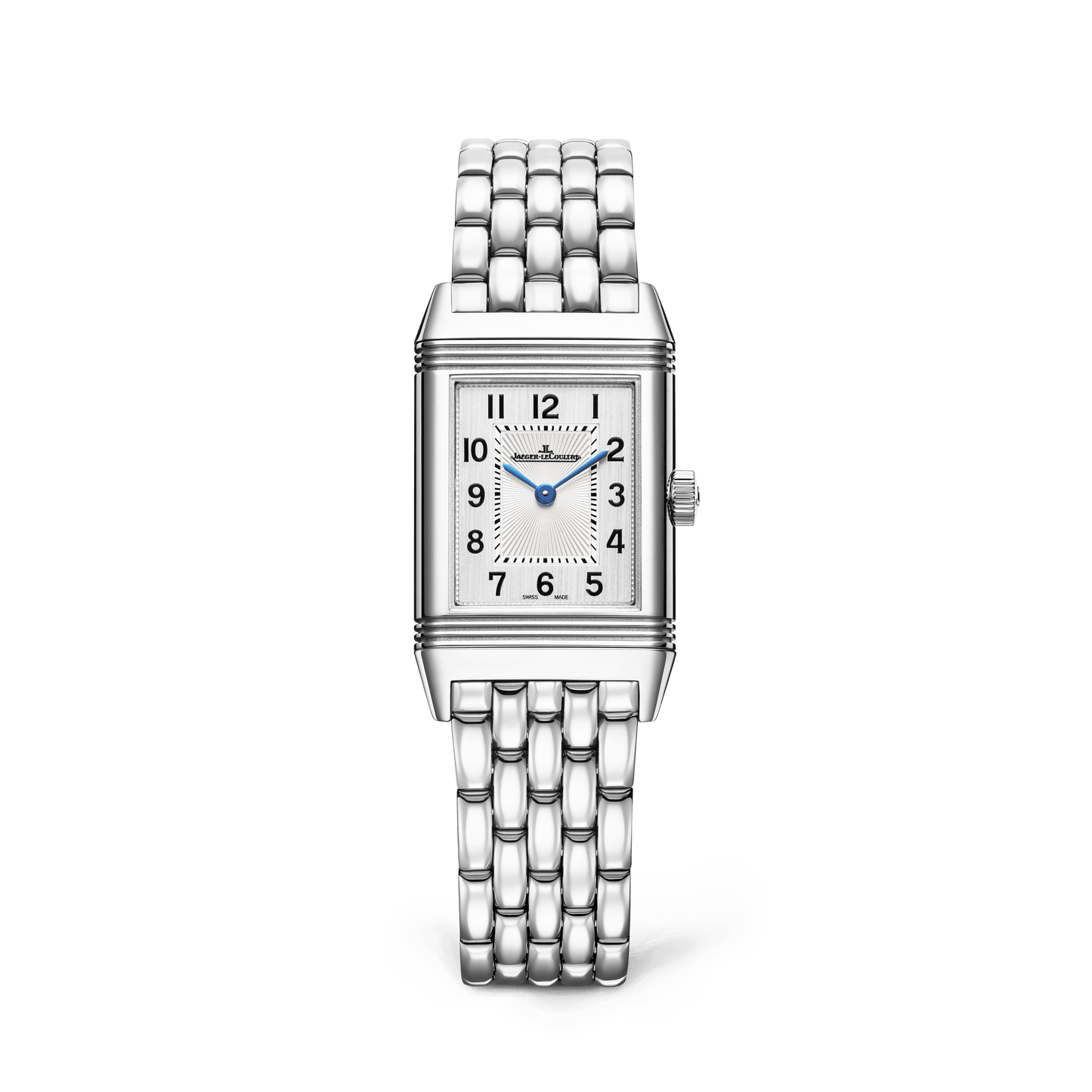 Jaeger-LeCoultre Reverso Classic Monoface 35.78 x 21 mm Silvered Grey Dial Stainless Steel Bracelet Q2608140