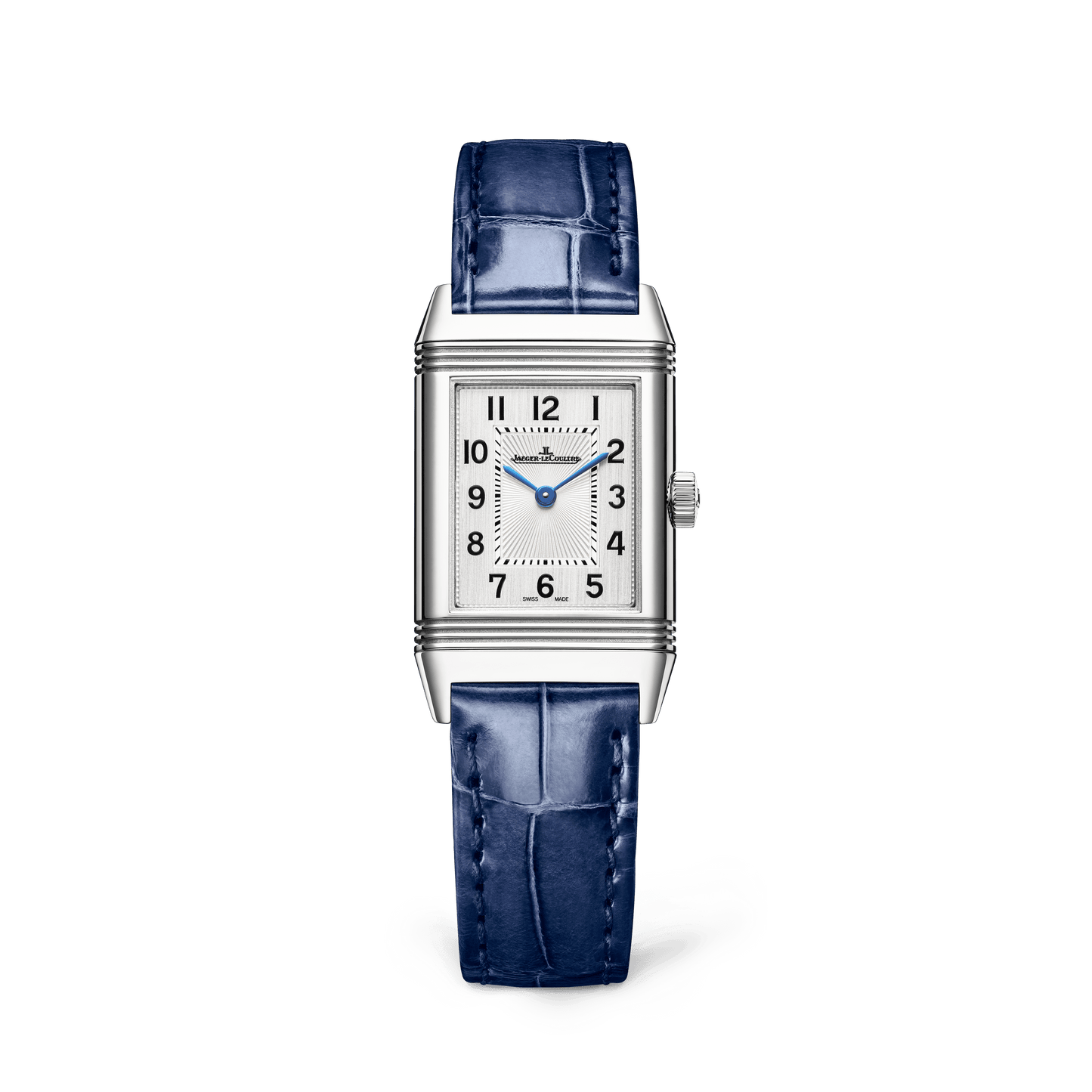 Jaeger-LeCoultre Reverso Classic Monoface 35.78 x 21 mm Silvered Grey Dial Stainless Steel   Leather Strap Q2608440