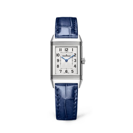 Jaeger-LeCoultre Reverso Classic Monoface 35.78 x 21 mm Silvered Grey Dial Stainless Steel   Leather Strap Q2608440