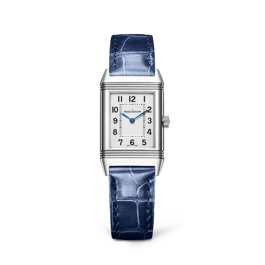 Jaeger-LeCoultre Reverso Classic Monoface 35.78 x 21 mm Silvered Grey Dial Stainless Steel   Leather Strap Q2618540