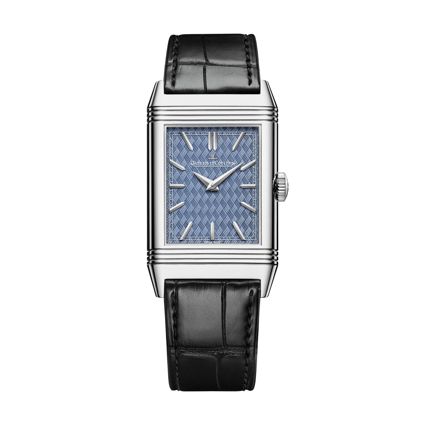 Jaeger-LeCoultre Reverso Tribute Enamel Monet “The Doge’s Palace” 45.6 x 27.4 mm Blue Dial White Gold   Leather Strap Q39334M6