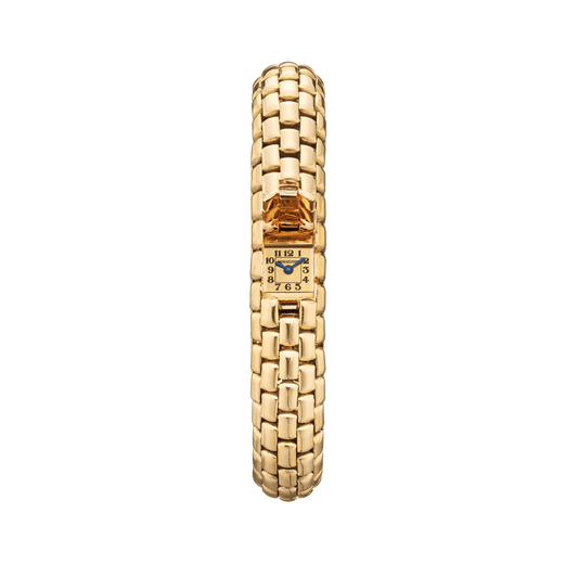 Jaeger-LeCoultre THE COLLECTIBLES Duoplan Secret 185 x 12 mm Satin Dial 18k Yellow Gold Bracelet QVE9D100