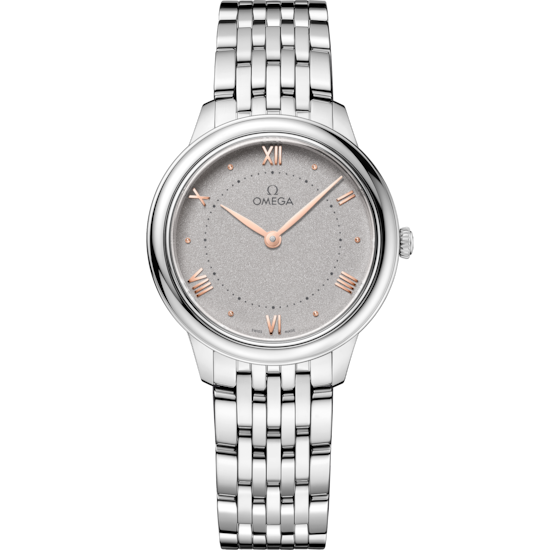 Omega De Ville Prestige 30 mm Grey Dial Stainless Steel Bracelet 434.10.30.60.06.001