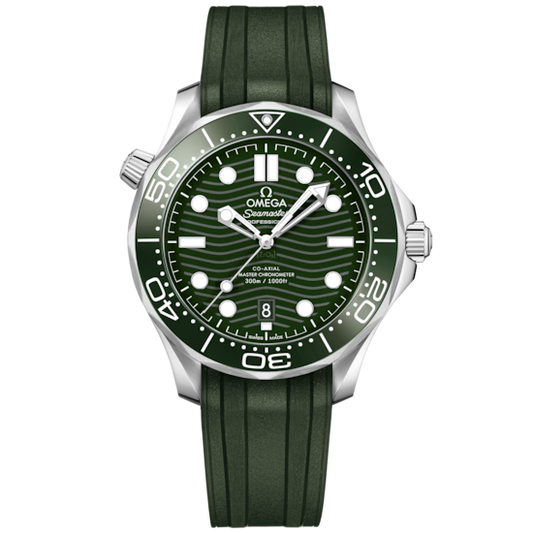 Omega Seamaster Diver 300M 42 mm Green Dial Stainless Steel Strap 210.32.42.20.10.001