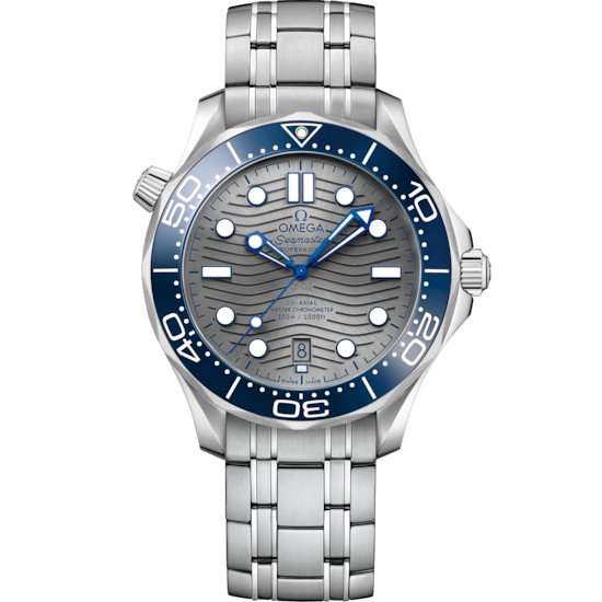 Omega Seamaster Diver 300M 42 mm Grey Dial Stainless Steel Bracelet 210.30.42.20.06.001