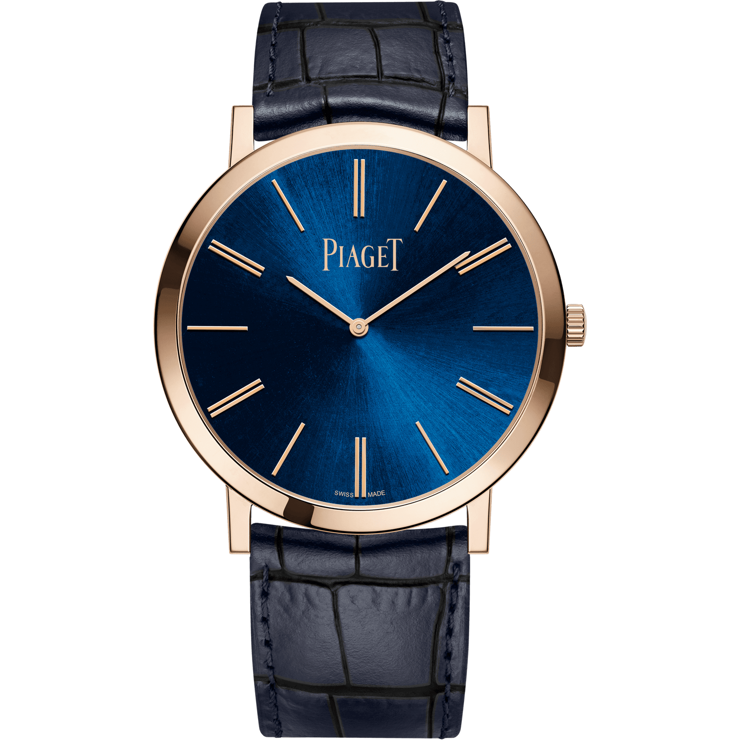 Piaget Altiplano Origin watch 38 mm Blue Dial 18k Rose Gold   Strap G0A45050