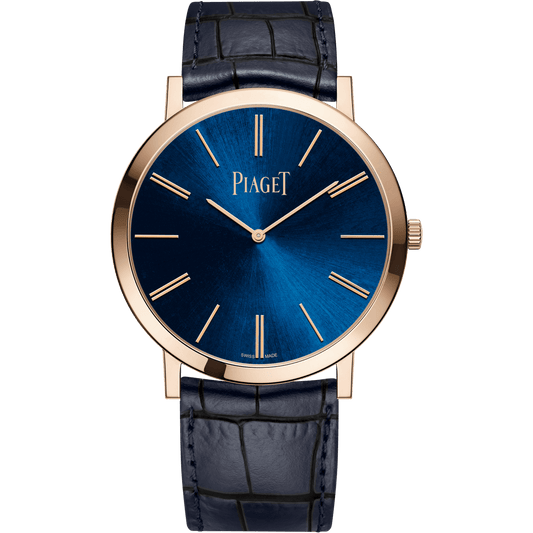 Piaget Altiplano Origin watch 38 mm Blue Dial 18k Rose Gold   Strap G0A45050