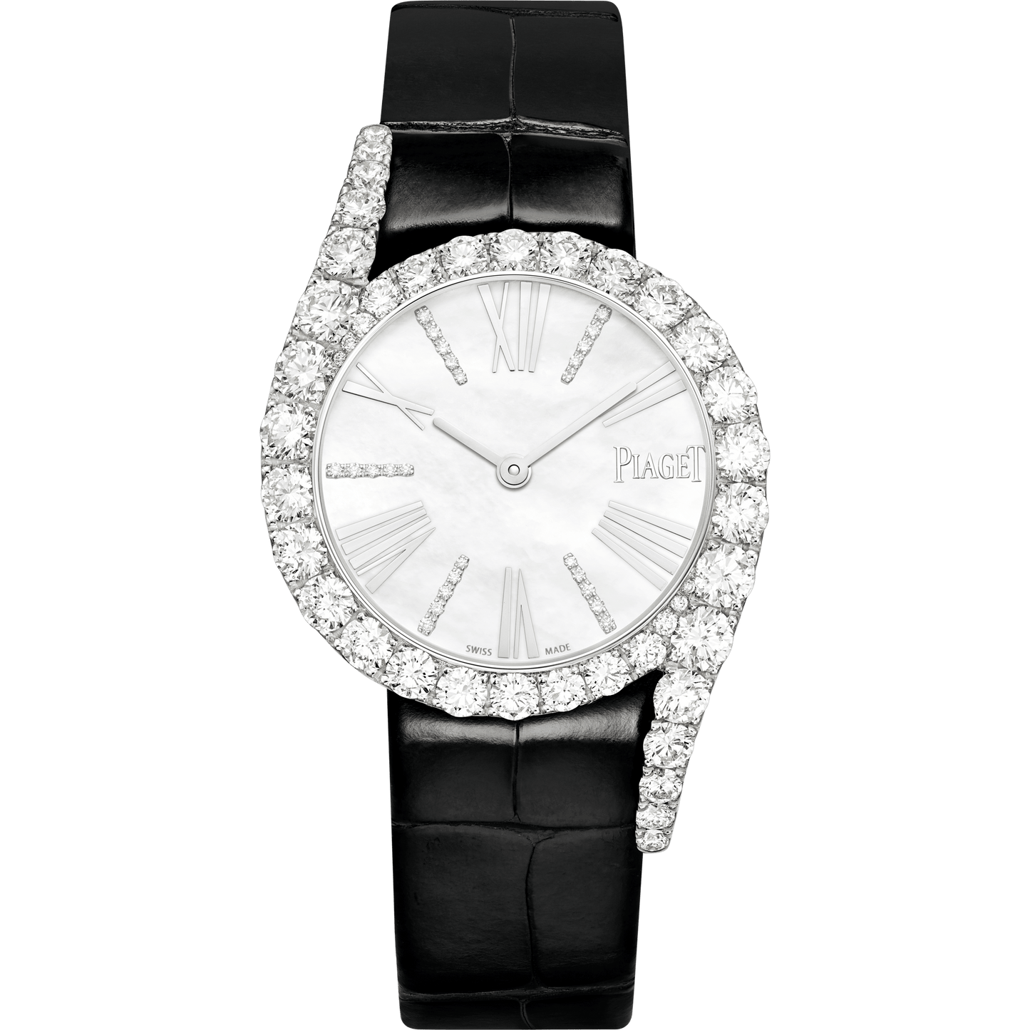Piaget Limelight Gala Precious watch 32 mm White Mother-Of-Pearl Dial with Diamonds 18K White Gold   Strap G0A46180