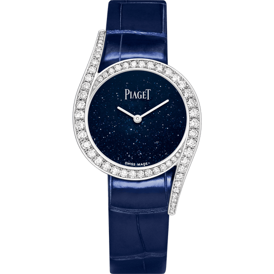 Piaget Limelight Gala watch 26 mm Blue Dial with Diamonds 18K White Gold   Strap G0A45152