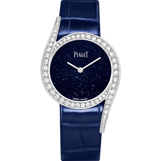 Piaget Limelight Gala watch 32 mm Blue Dial with Diamonds 18K White Gold   Strap G0A45162