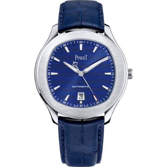 Piaget Piaget Polo Date watch 42 mm Blue Dial Stainless Steel   Strap G0A43001