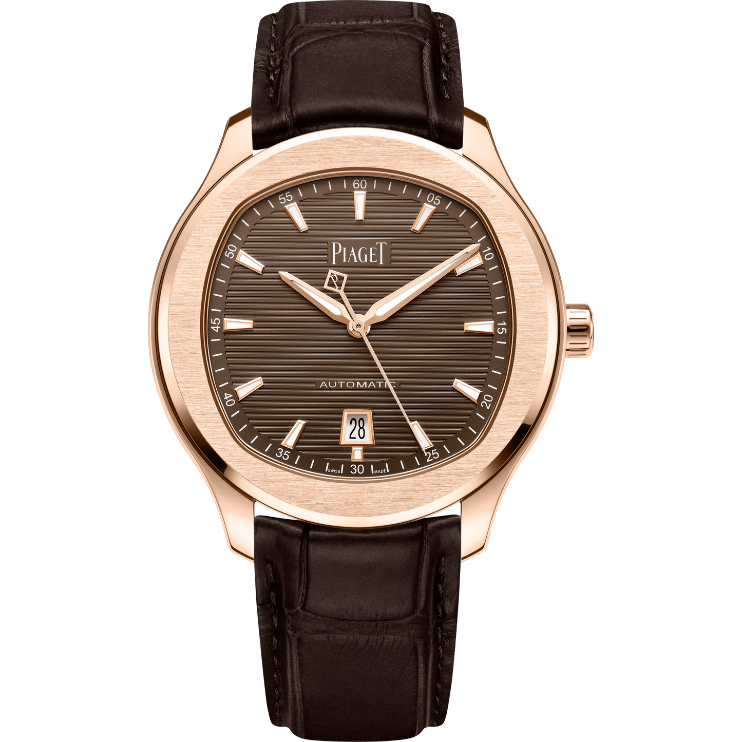 Piaget Piaget Polo Date watch 42 mm Brown Dial 18k Rose Gold   Strap G0A48021