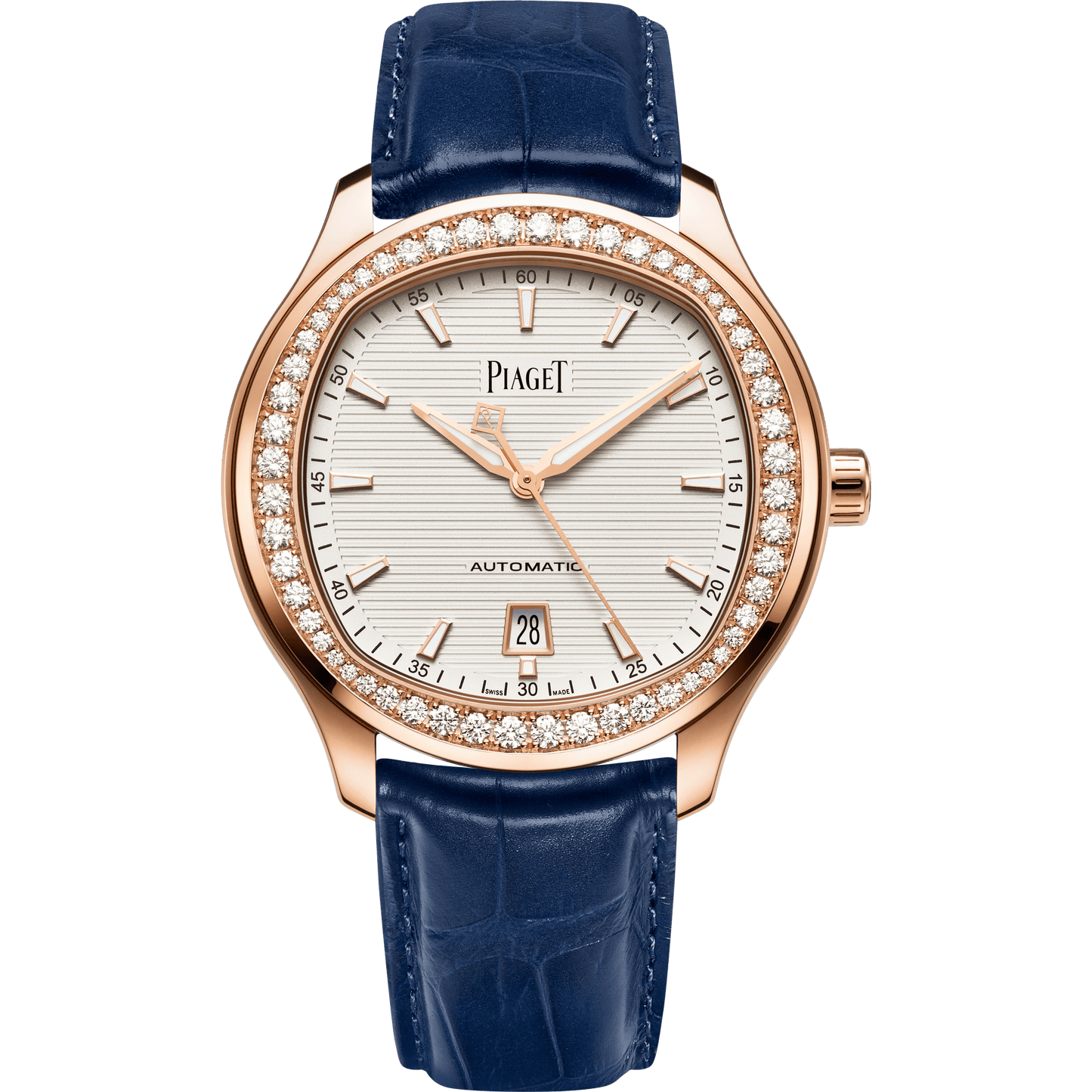 Piaget Piaget Polo Date watch 42 mm Grey Dial with Diamonds 18k Rose Gold   Strap G0A44010