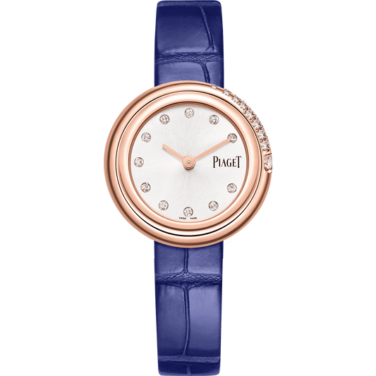 Piaget Possession watch 29 mm Silver Dial with Diamonds 18k Rose Gold   Strap G0A45062