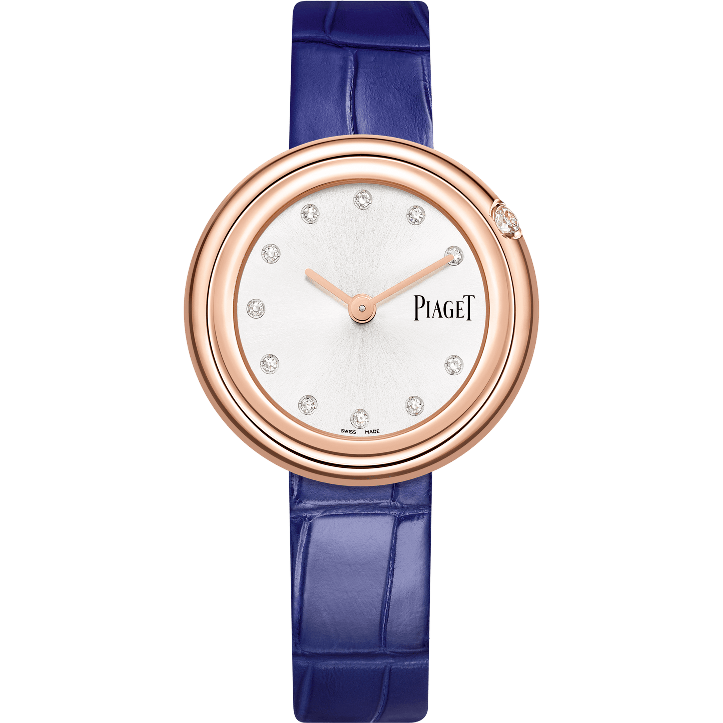 Piaget Possession watch 34 mm Silver Dial with Diamonds 18k Rose Gold   Strap G0A44091