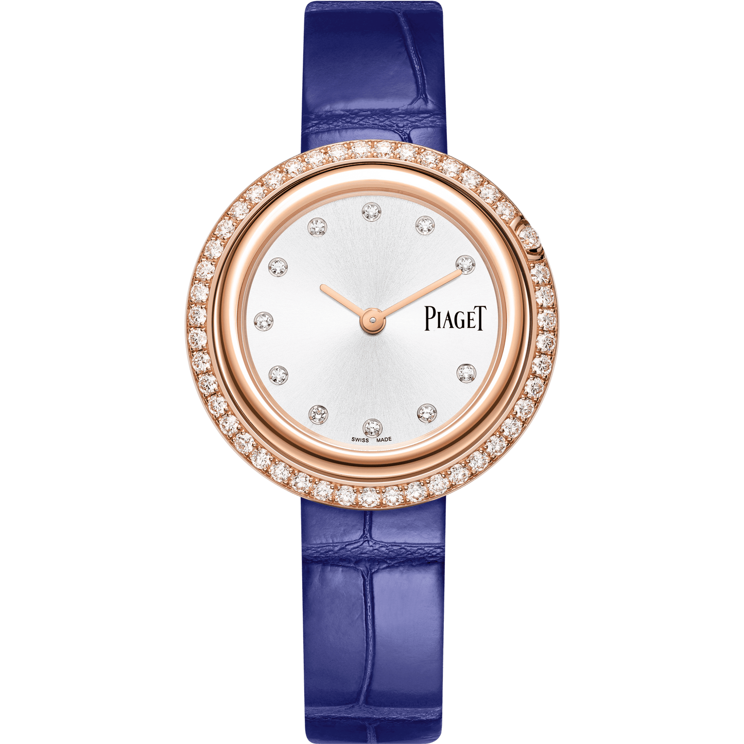 Piaget Possession watch 34 mm Silver Dial with Diamonds 18k Rose Gold   Strap G0A44292