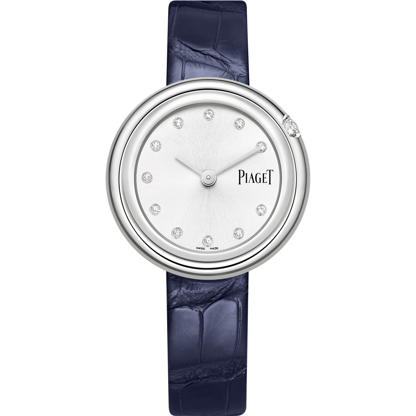 Piaget Possession watch 34 mm Silver Dial with Diamonds Stainless Steel   Strap G0A43090
