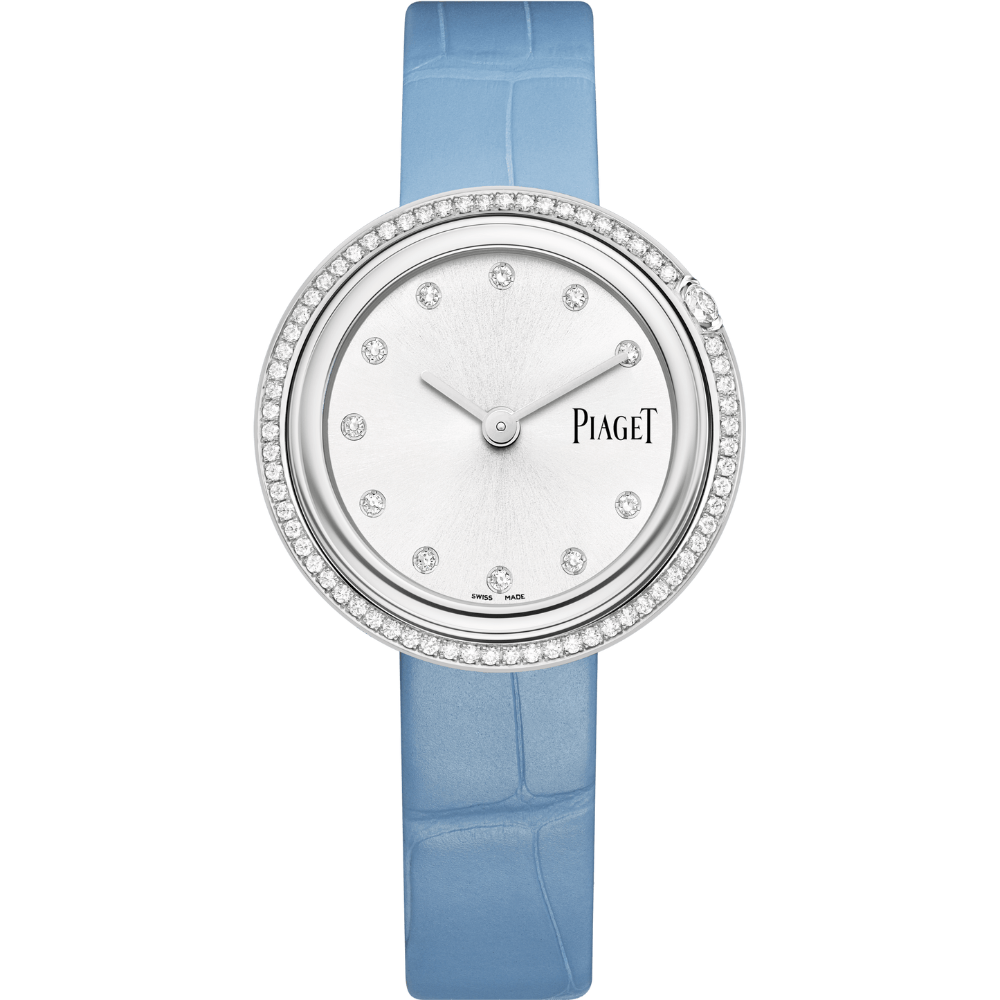Piaget Possession watch 34 mm Silver Dial with Diamonds Stainless Steel   Strap G0A48090
