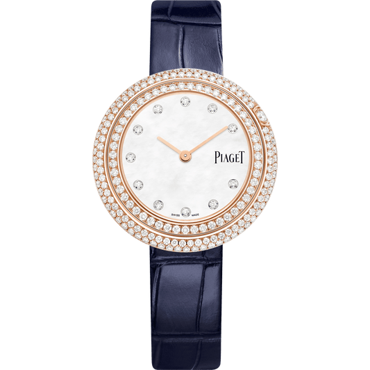 Piaget Possession watch 34 mm White Dial with Diamonds 18k Rose Gold   Strap G0A46073