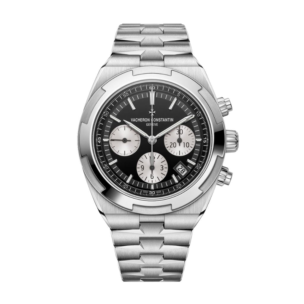 Vacheron Constantin Overseas chronograph 42.5 mm Black Dial Stainless Steel Bracelet 5520V/210A-B481