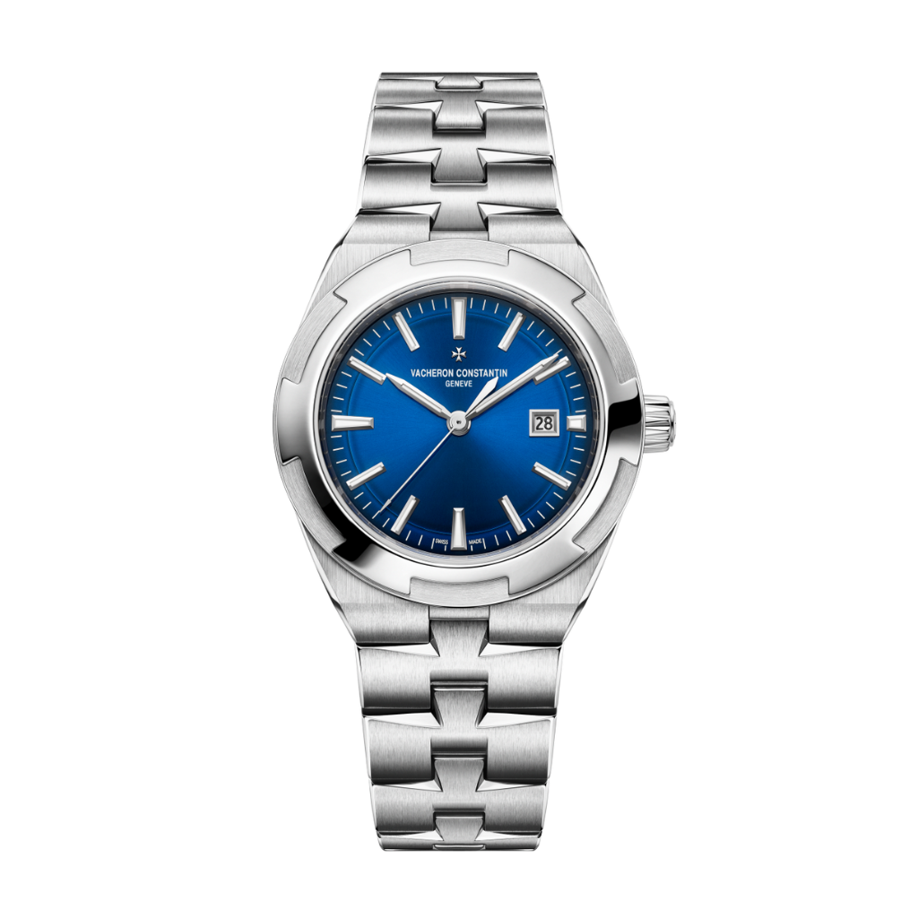 Vacheron Constantin Overseas self-winding 34.5 mm Blue Dial Stainless Steel Bracelet 4600V/200A-B980