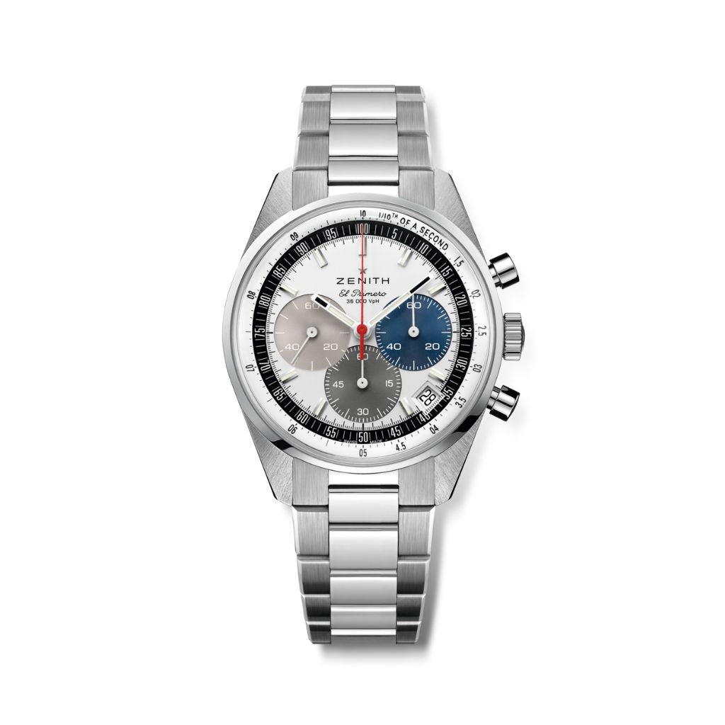 Zenith CHRONOMASTER EP ORIGINAL 38 mm White Dial Stainless Steel Bracelet 03.3200.3600/69.M3200