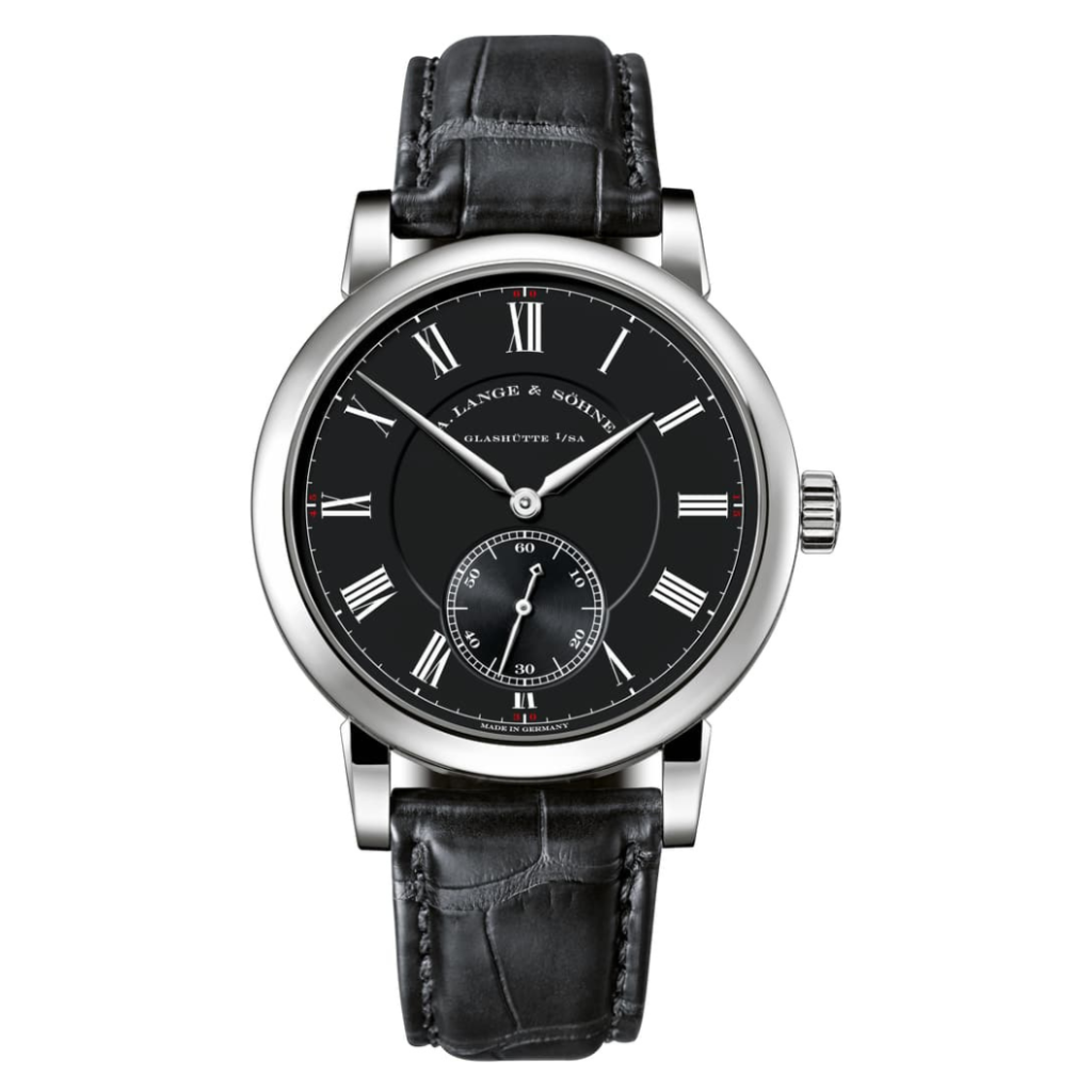 A. Lange & Sohne Richard Lange “Pour Le Mérite” 40.5 mm Black Dial 18k White Gold   Leather Strap 260.028 / LSLS2603AG