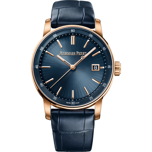 Audemars Piguet Code 11.59 by Audemars Piguet Selfwinding 38 mm Blue  Dial 18-Carat Pink Gold   Strap 77410OR.OO.A342CR.01