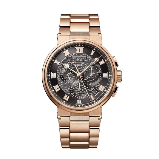 Breguet Marine 42.3 mm Dark Grey Dial 18k Rose Gold Bracelet 5527BR/G3/RW0