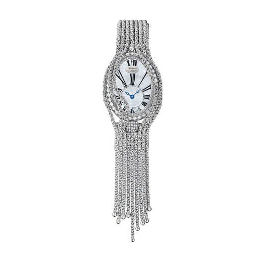 Breguet Reine 33 x 24.95 mm White Mother-Of-Pearl Dial with Diamonds White Gold Bracelet 8928BB/51/J60/DD0D