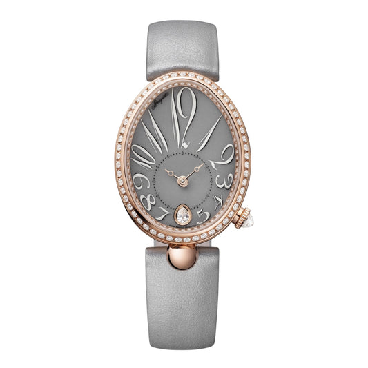 Breguet Reine 36.5 x 28.45mm Lavender Dial with Diamonds 18k Rose Gold Strap 8918BR/2A/364/D0