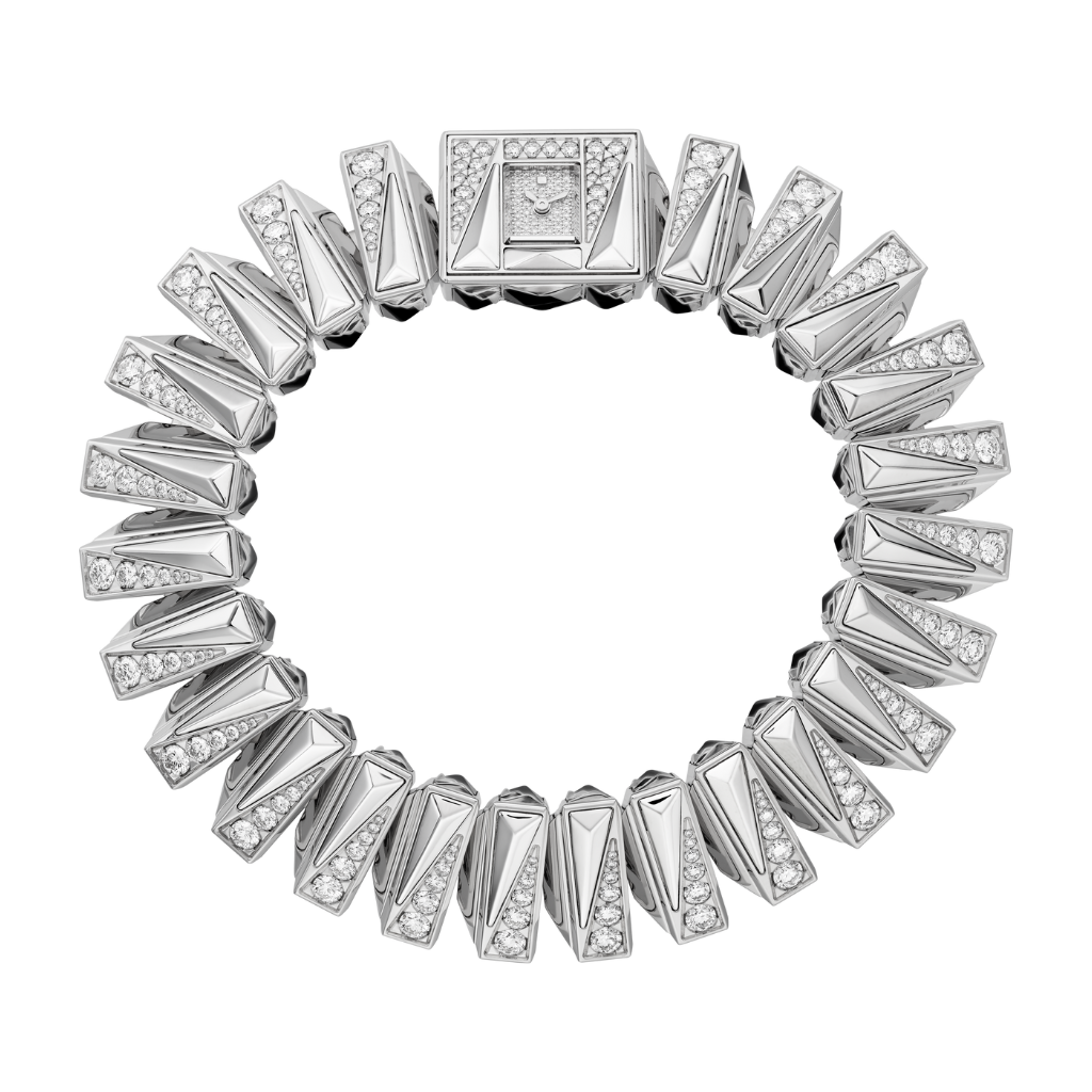 Cartier Libre White Gold Diamond Dial Grey Steel HPI01566