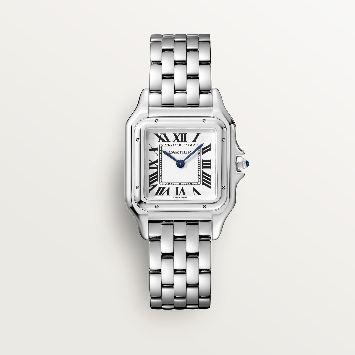 Cartier Panthère Medium Steel Silver Dial Bracelet WSPN0015