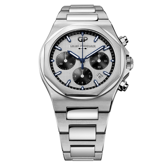 Girard-Perregaux Laureato Chronograph 42 mm Silver Dial Stainless Steel Bracelet 81020-11-131-11A