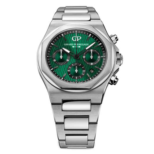 Girard-Perregaux Laureato Chronograph Aston Martin Edition 42 mm Green Dial 904L Stainless Steel Bracelet 81020-11-001-11A