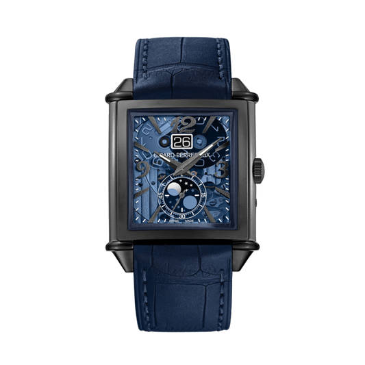 Girard-Perregaux Vintage 1945 Earth to Sky Edition 36.10 x 35.25 mm Polycristalline Dial Titanium DLC   Leather Strap 25882-21-423-BB4A