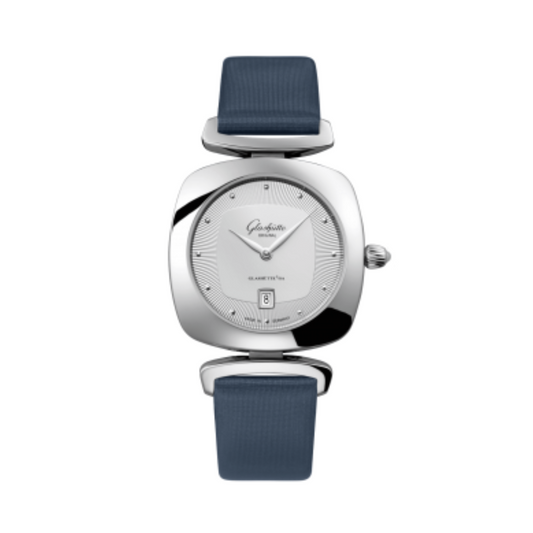 Glashuette Original Pavonina 31 mm Silver Galvanized Dial Stainless Steel   Strap 1-03-01-15-02-34