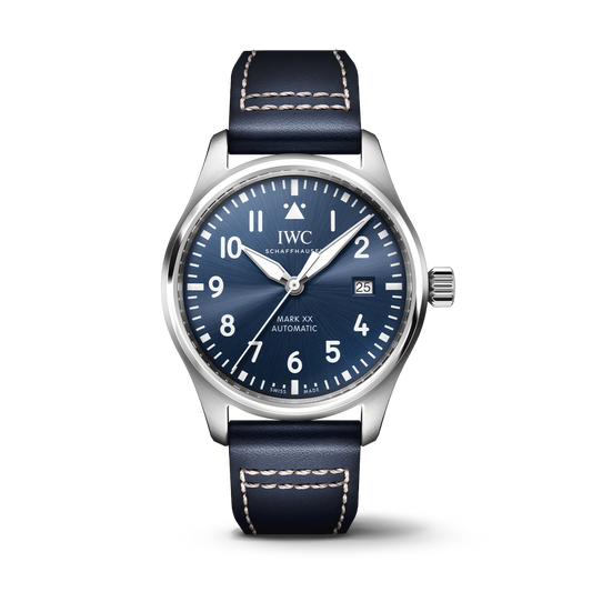IWC Schaffhausen Pilot's Watch Mark XX 40 mm Blue  Dial Stainless Steel Blue   Strap IW328203