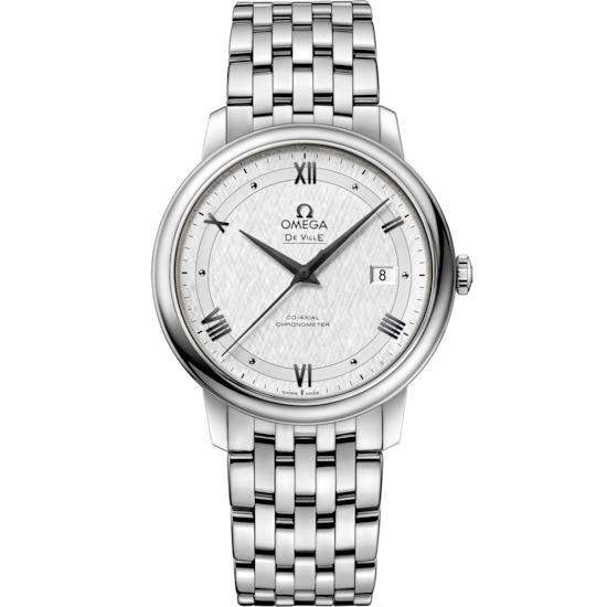 Omega De Ville Prestige 39.5 mm Silver Dial Stainless Steel Bracelet 424.10.40.20.02.005