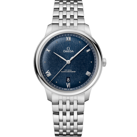 Omega De Ville Prestige 40 mm Blue Dial Stainless Steel Bracelet 434.10.40.20.03.001