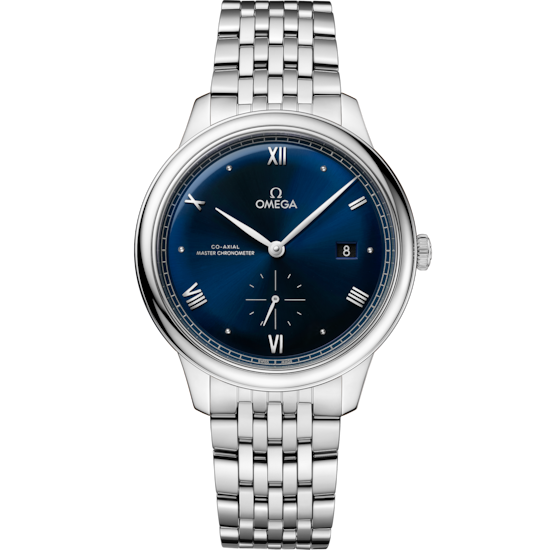 Omega De Ville Prestige 41 mm Blue Dial Stainless Steel Bracelet 434.10.41.20.03.001