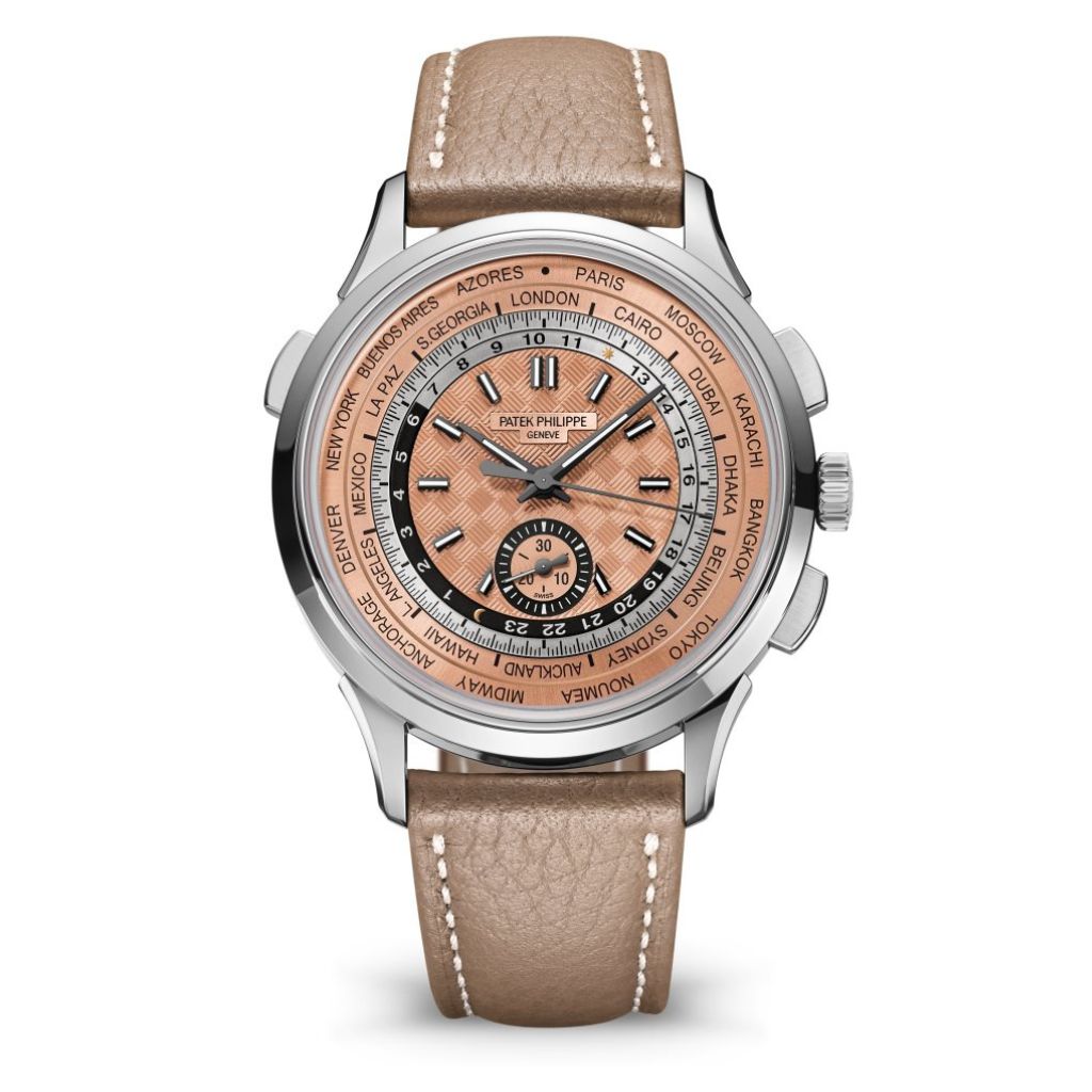 Patek Philippe Complications 41 mm Brown Dial Stainless Steel Leather Strap 5935A-001