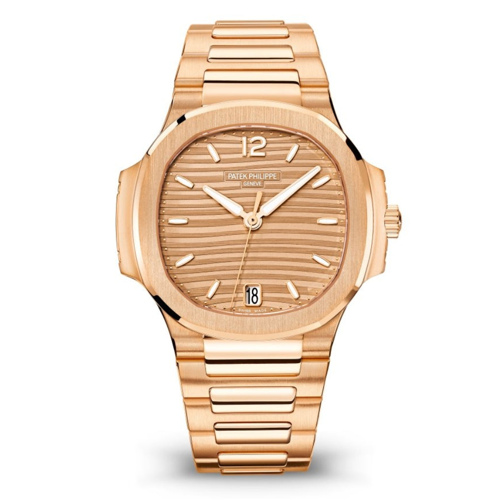 Patek Philippe Nautilus 35.2 mm Brown Dial 18K Rose Gold Bracelet 7118/1R-010