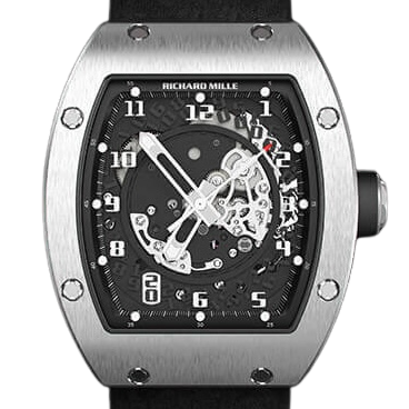 Richard Mille RM005 38 mm x 45 mm Transparent Dial Titanium Rubber Strap
