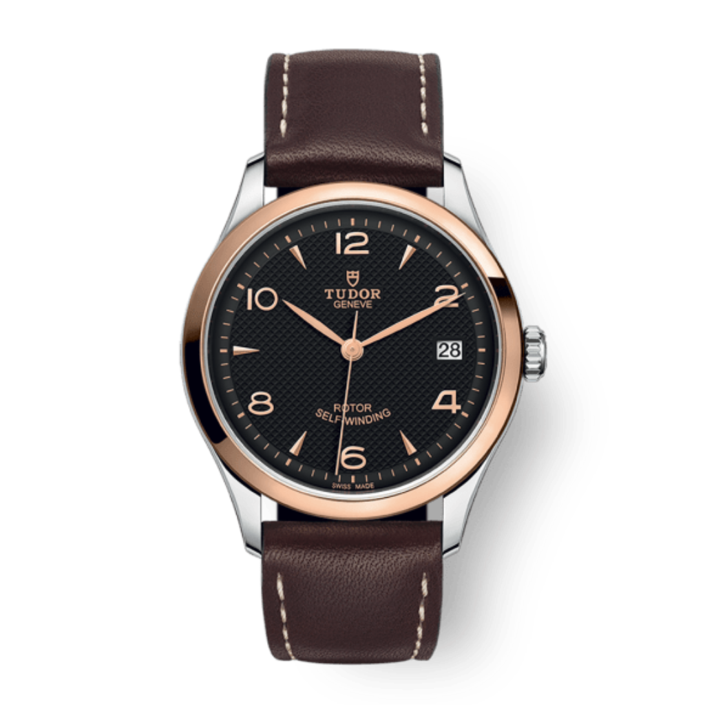 Tudor 1926 36 mm Black Dial Stainless Steel Leather Strap M91451-0007