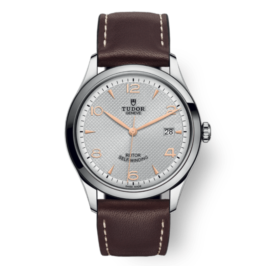 Tudor 1926 39 mm Silver Dial Stainless Steel Leather Strap M91550-0006