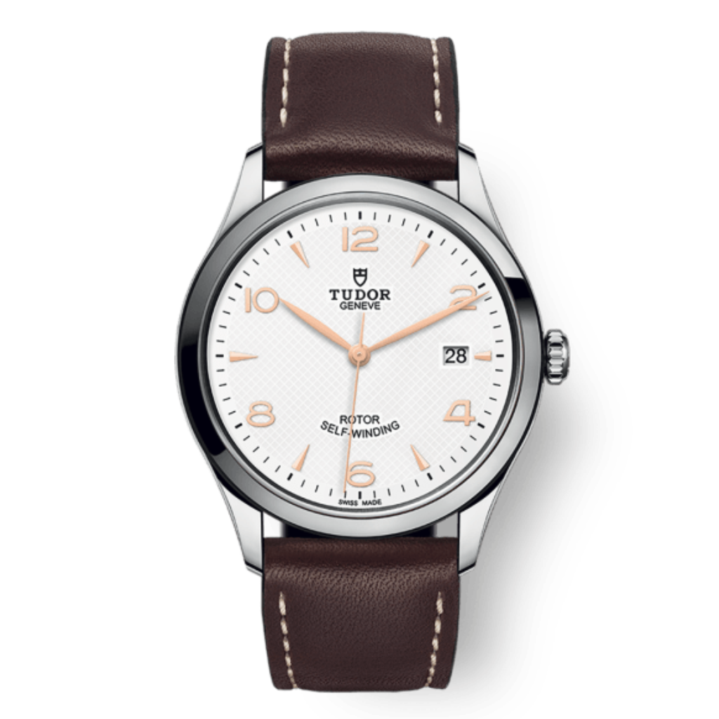 Tudor 1926 39 mm White Dial Stainless Steel Leather Strap M91550-0012